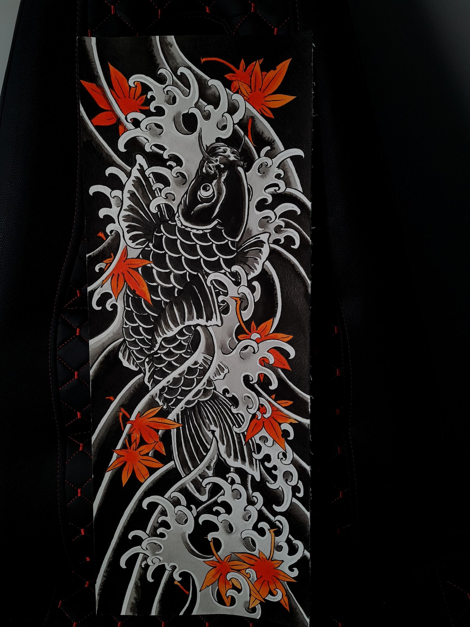 japanese tattoo koi sleeve munich germany irezumi