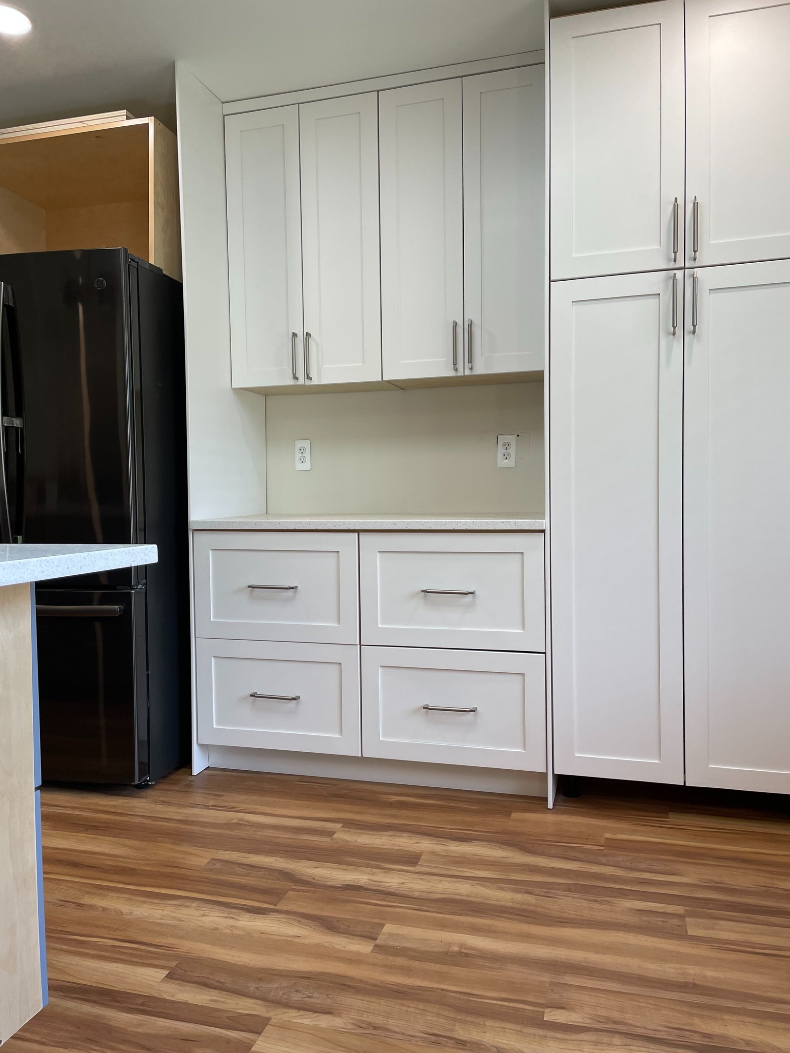 Custom kitchen cabinetry with lacquer finish