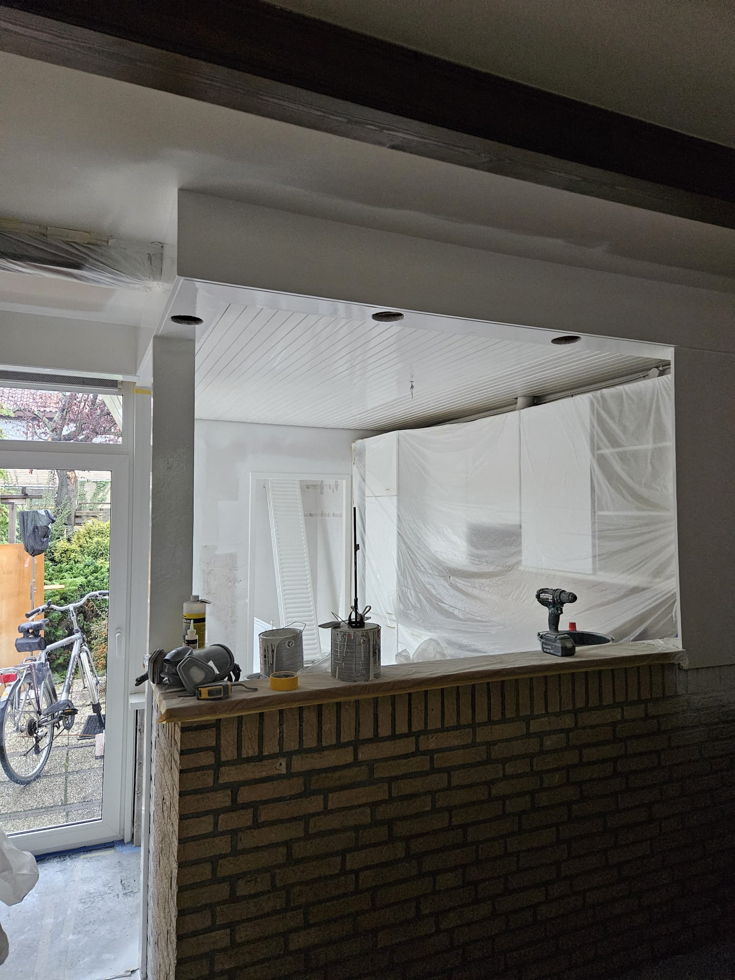 strak lakwerk plafond