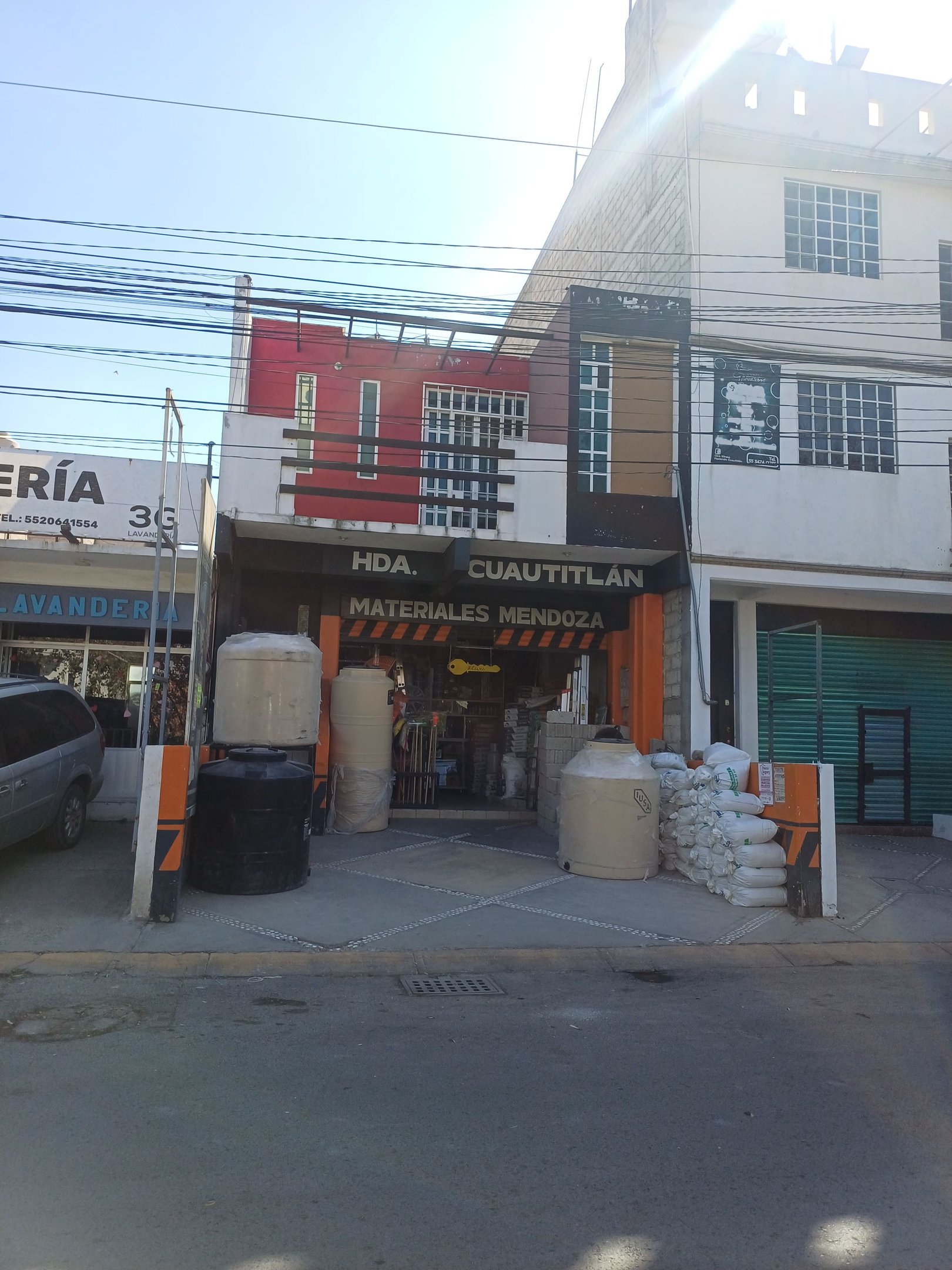 Fachada principal ferreteria Hacienda Cuautitltan