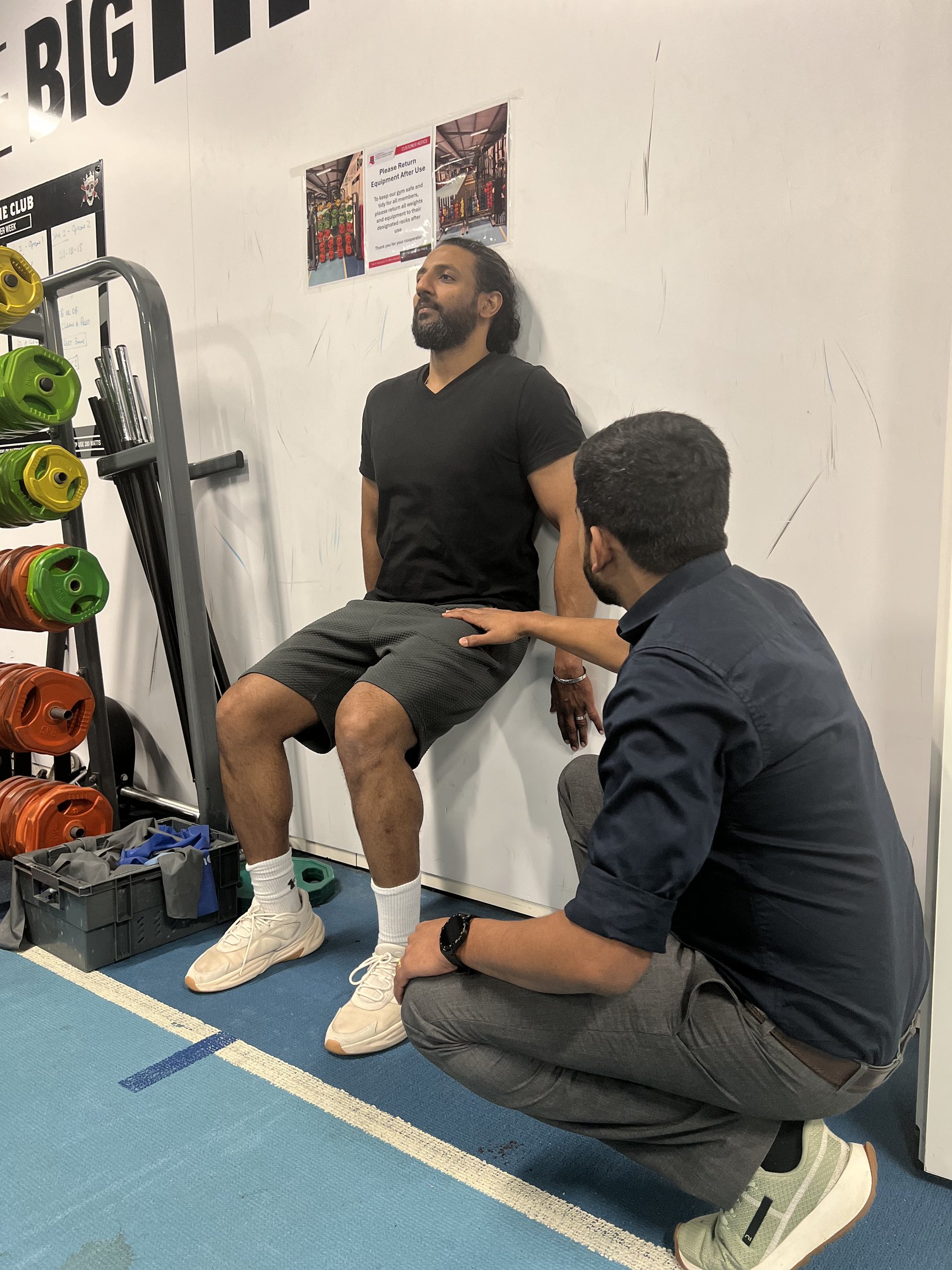 Patient undergoing guided physiotherapy treatment for faster recovery
