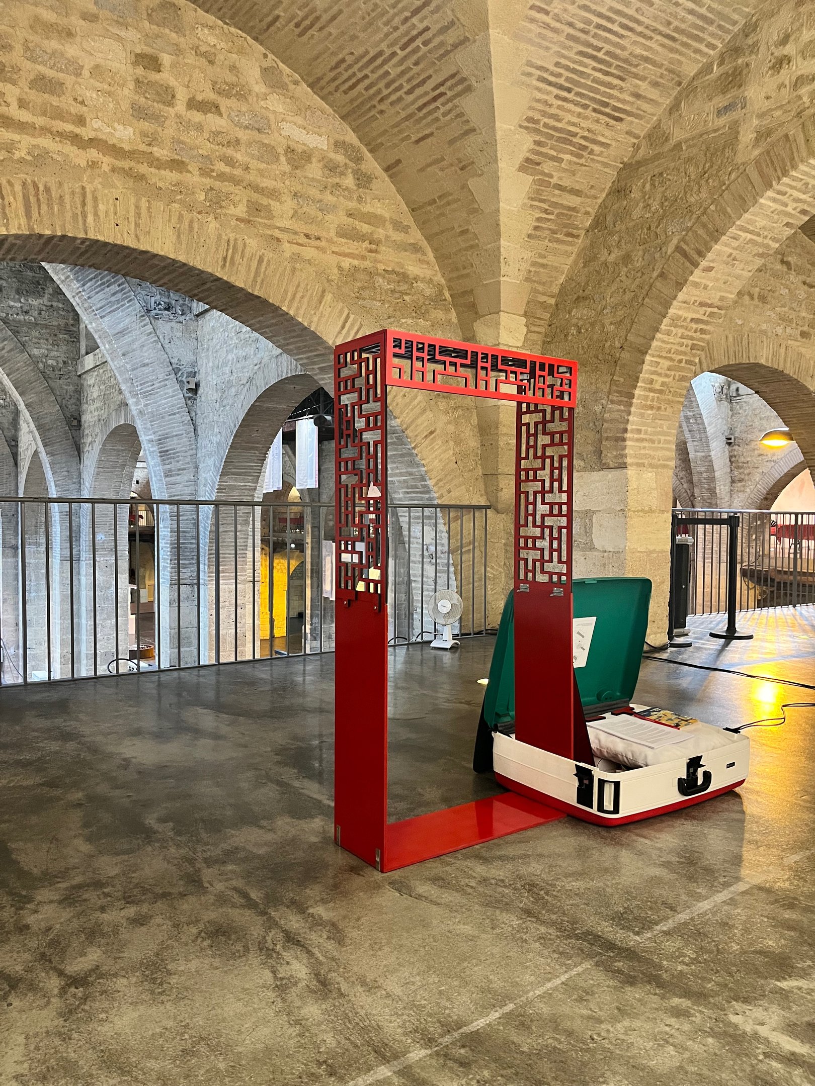 The physical installation of Cities Unseen at CPAC Musée d'art contemporain Bordeaux, 2025
