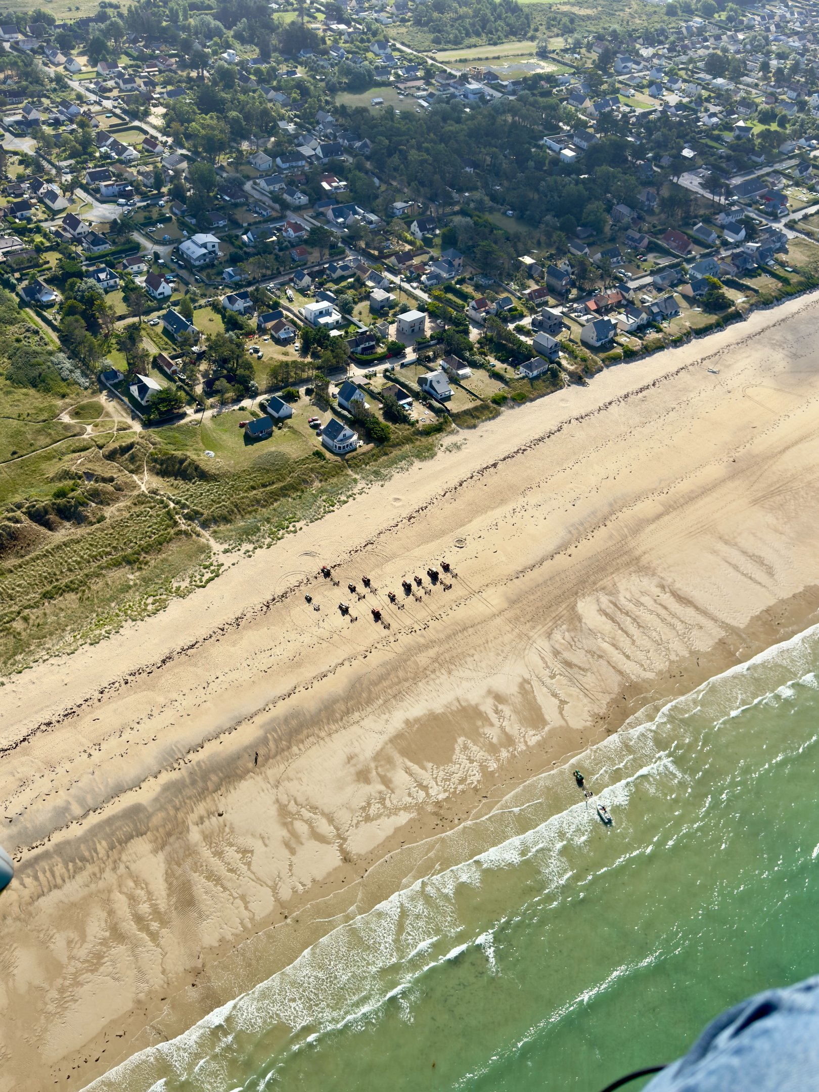 vue aérienne Portbail 
