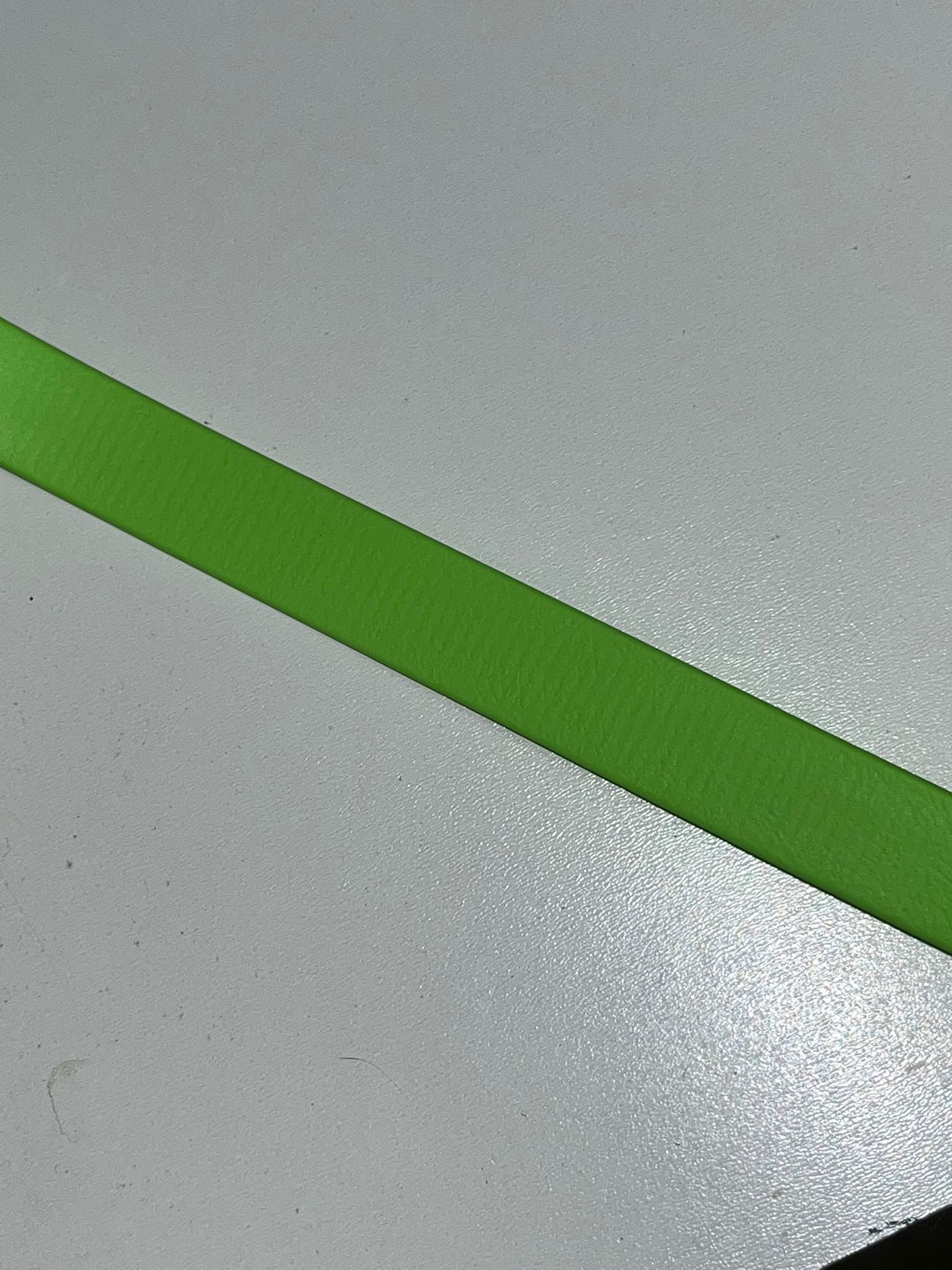 Farbmuster Biothane in Apfelgrün, Leine, Halsband, Maulkorb