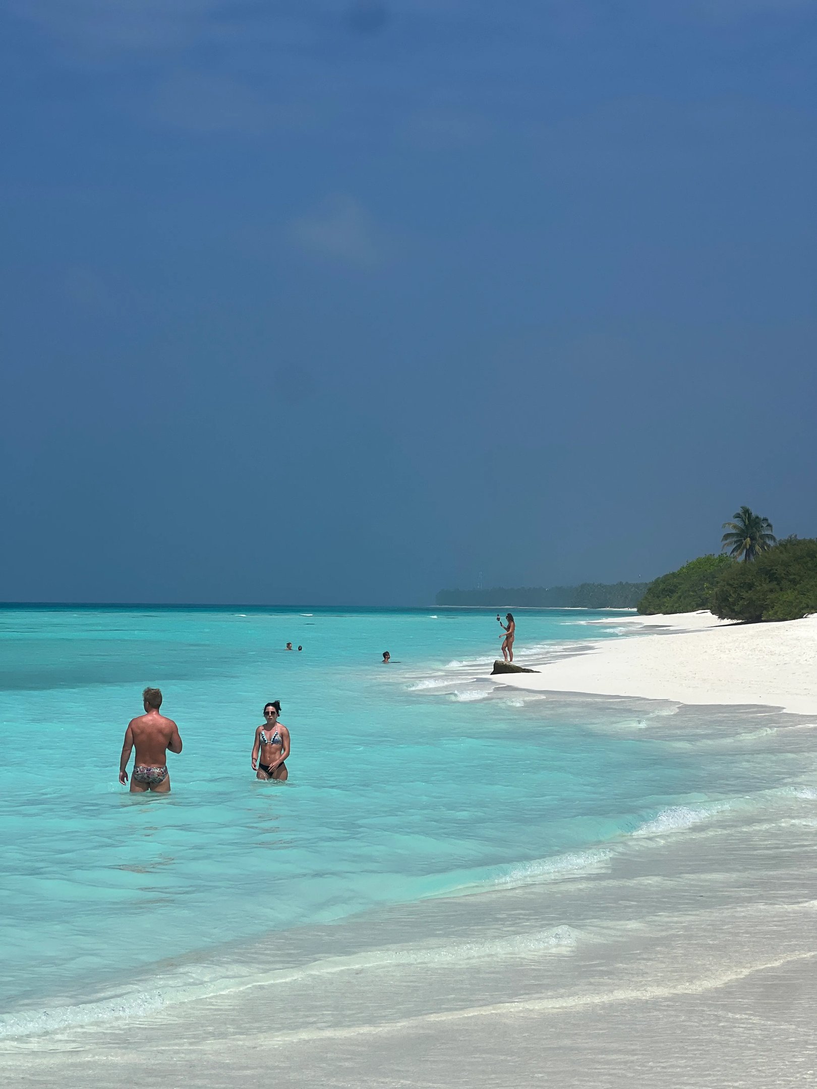 Spiaggia di Dhigurah alle Maldive