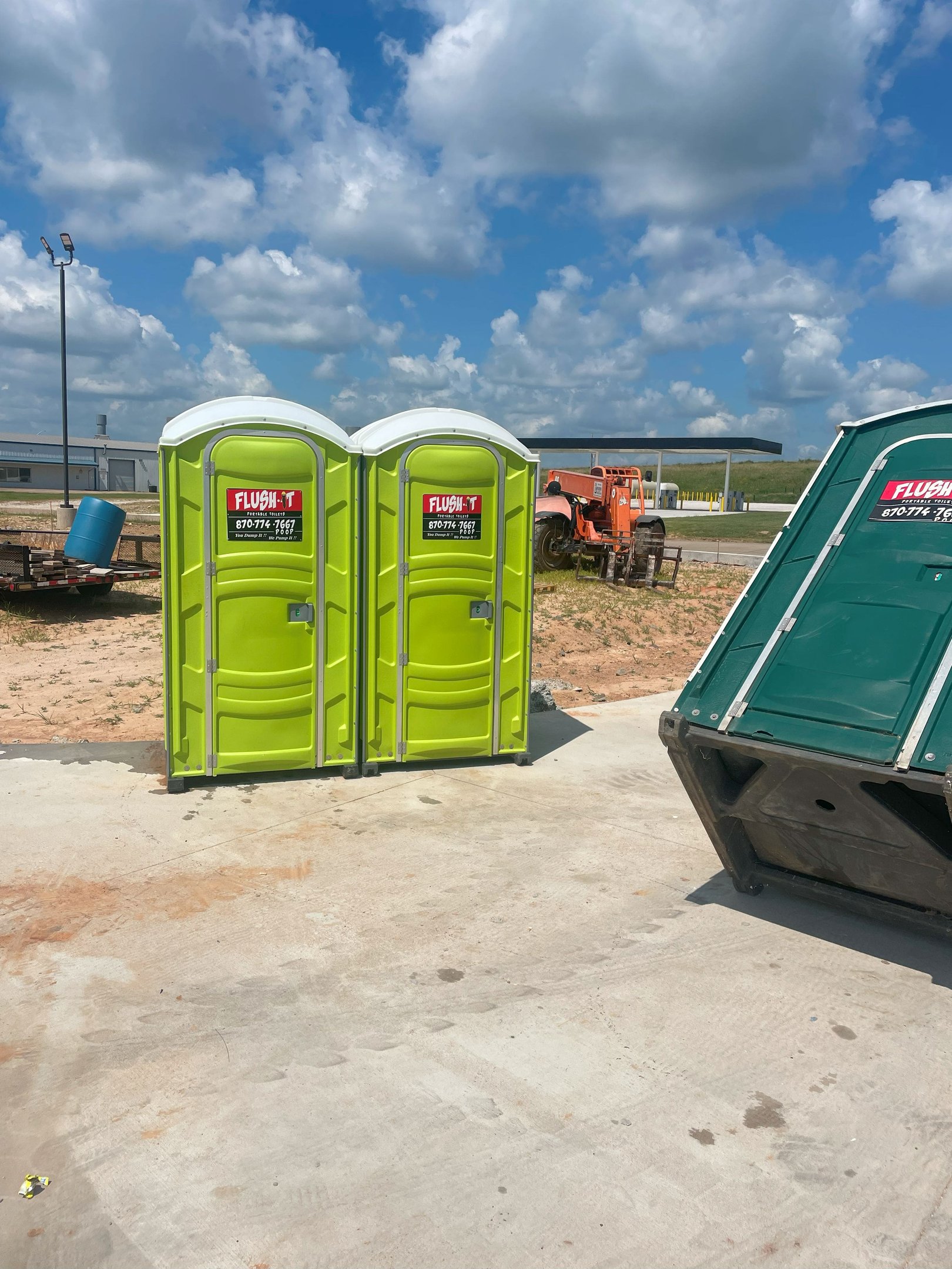 Construction site portable toilets Texarkana