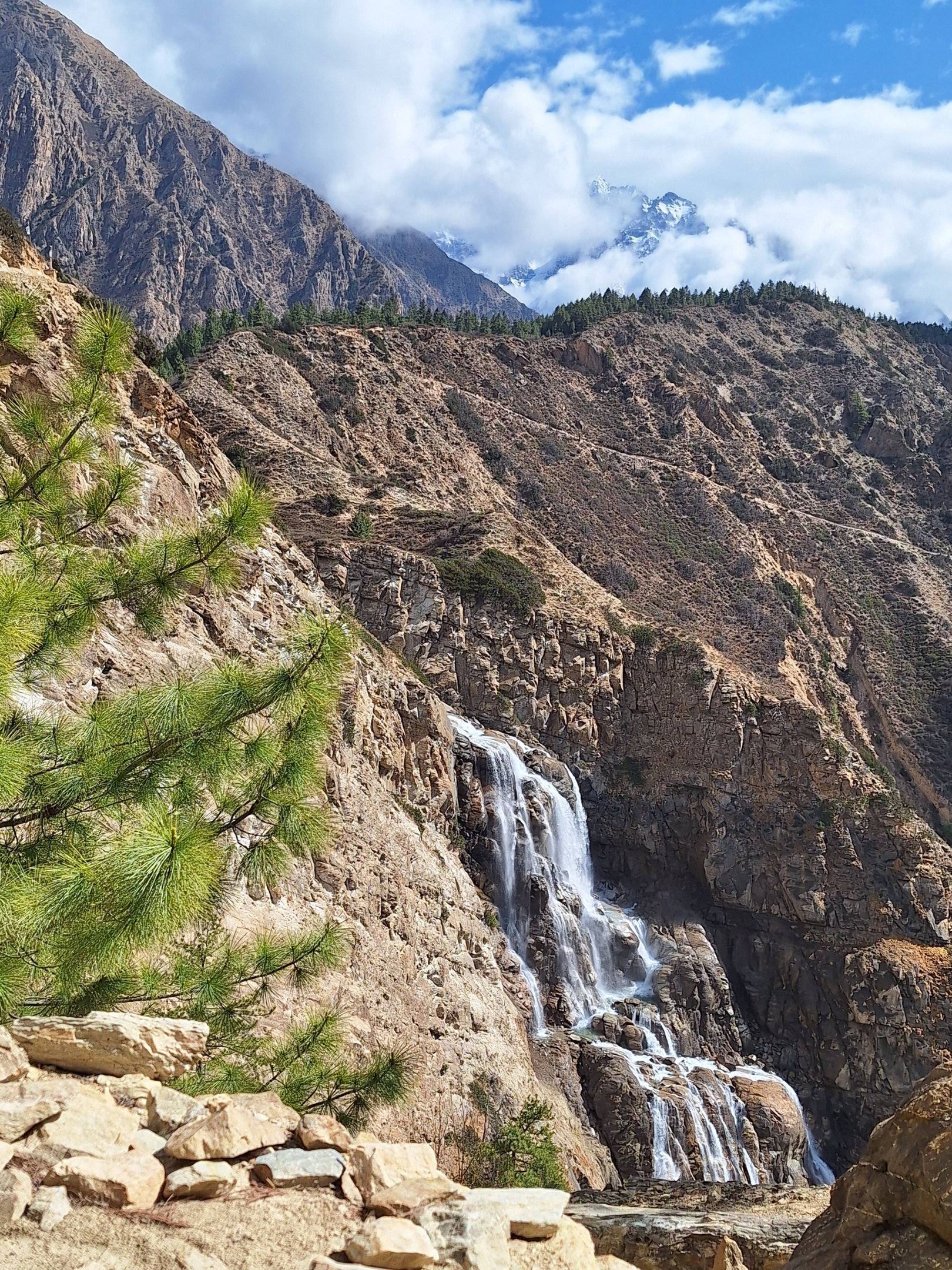 waterfall in Dolpo