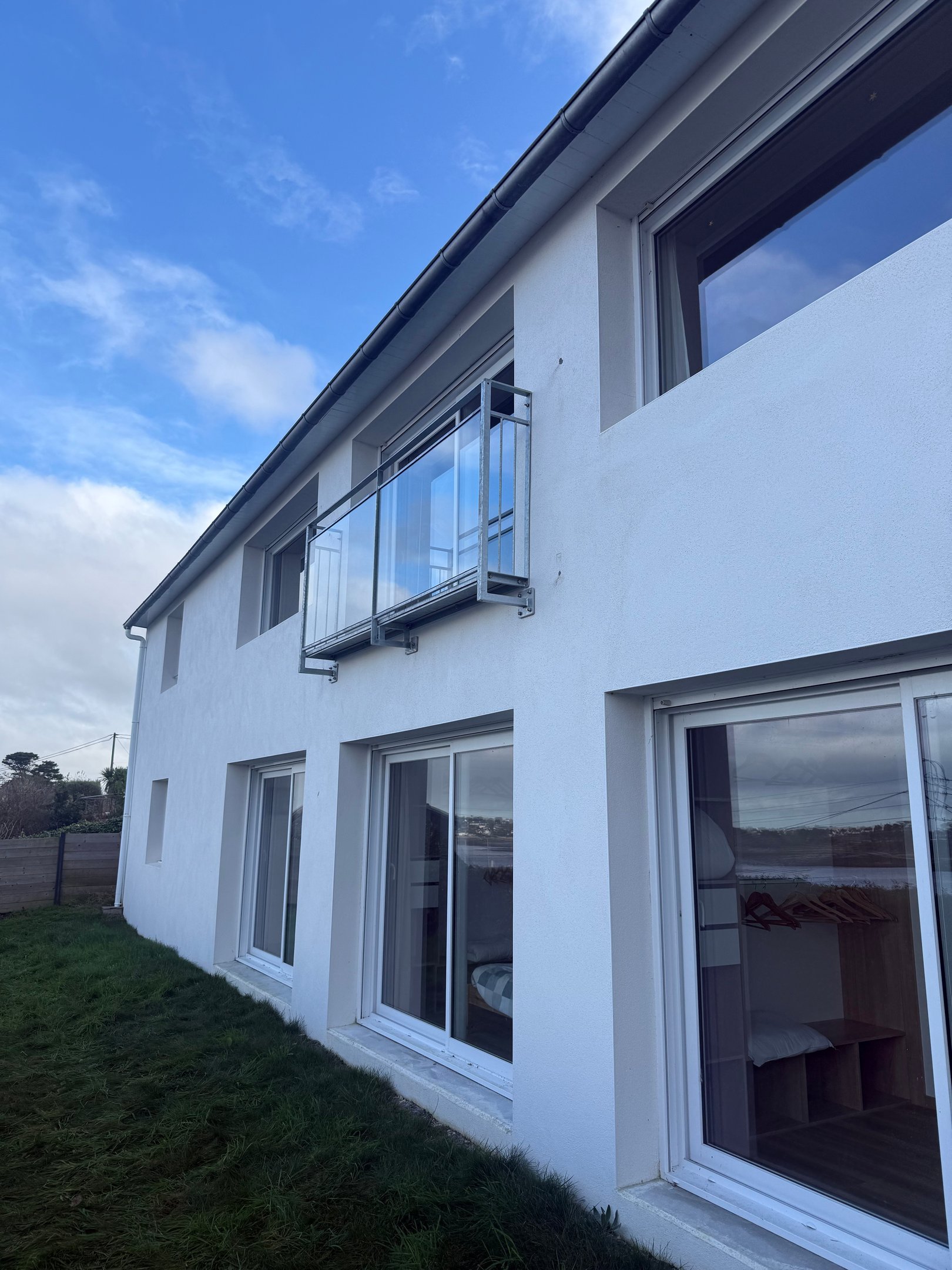 Garde corps vitré de balcon