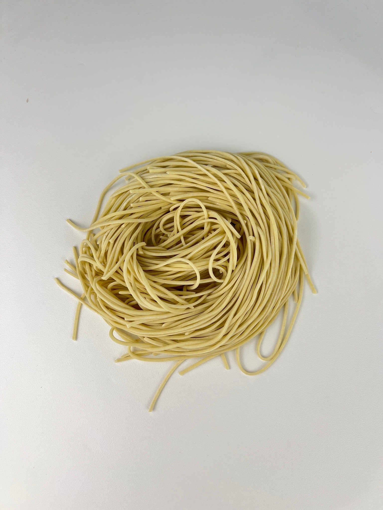 Mie basah lurus khas Depot Mie Ayam RATU