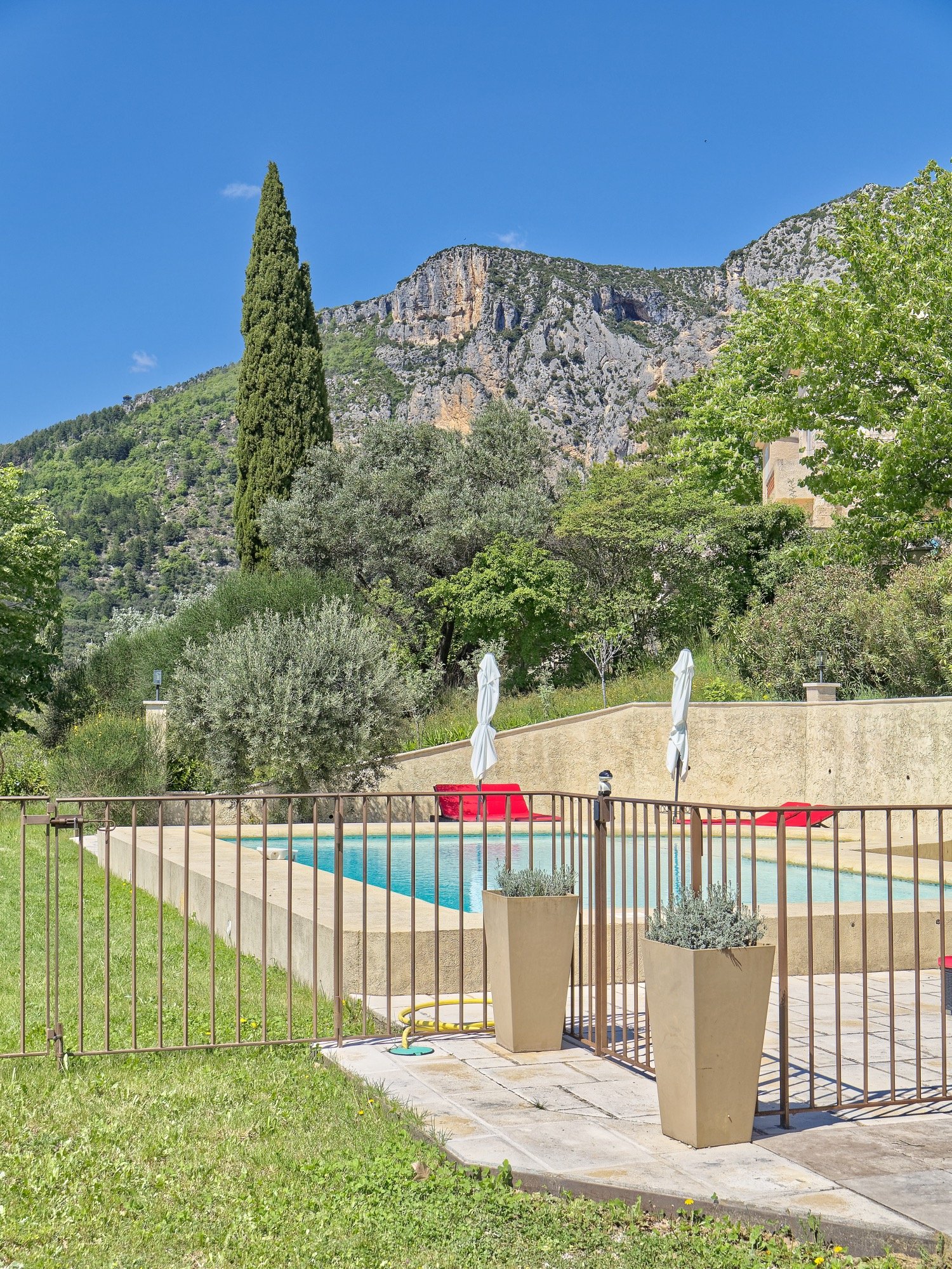 photo jardin piscine