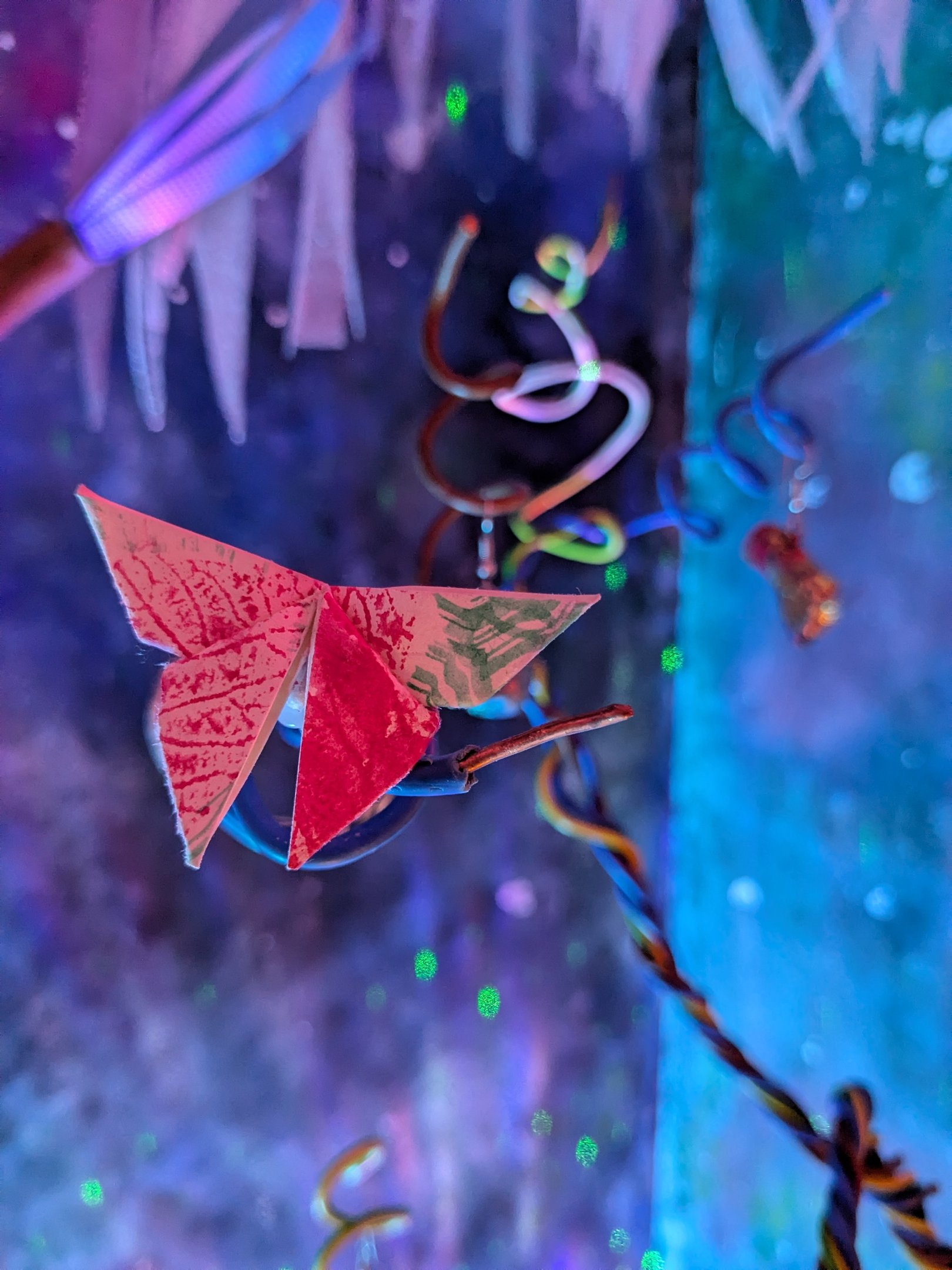 origami paper butterfly art exhibition