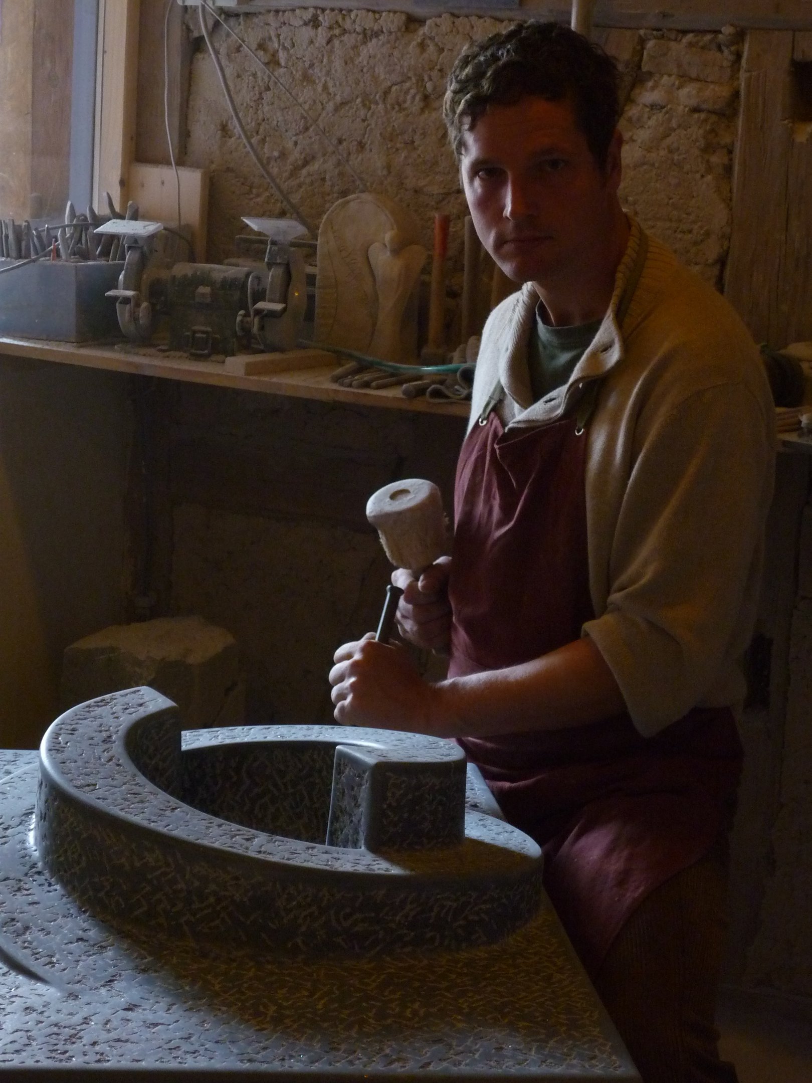 Steinmetz Bildhauer Burkhard Schmidt