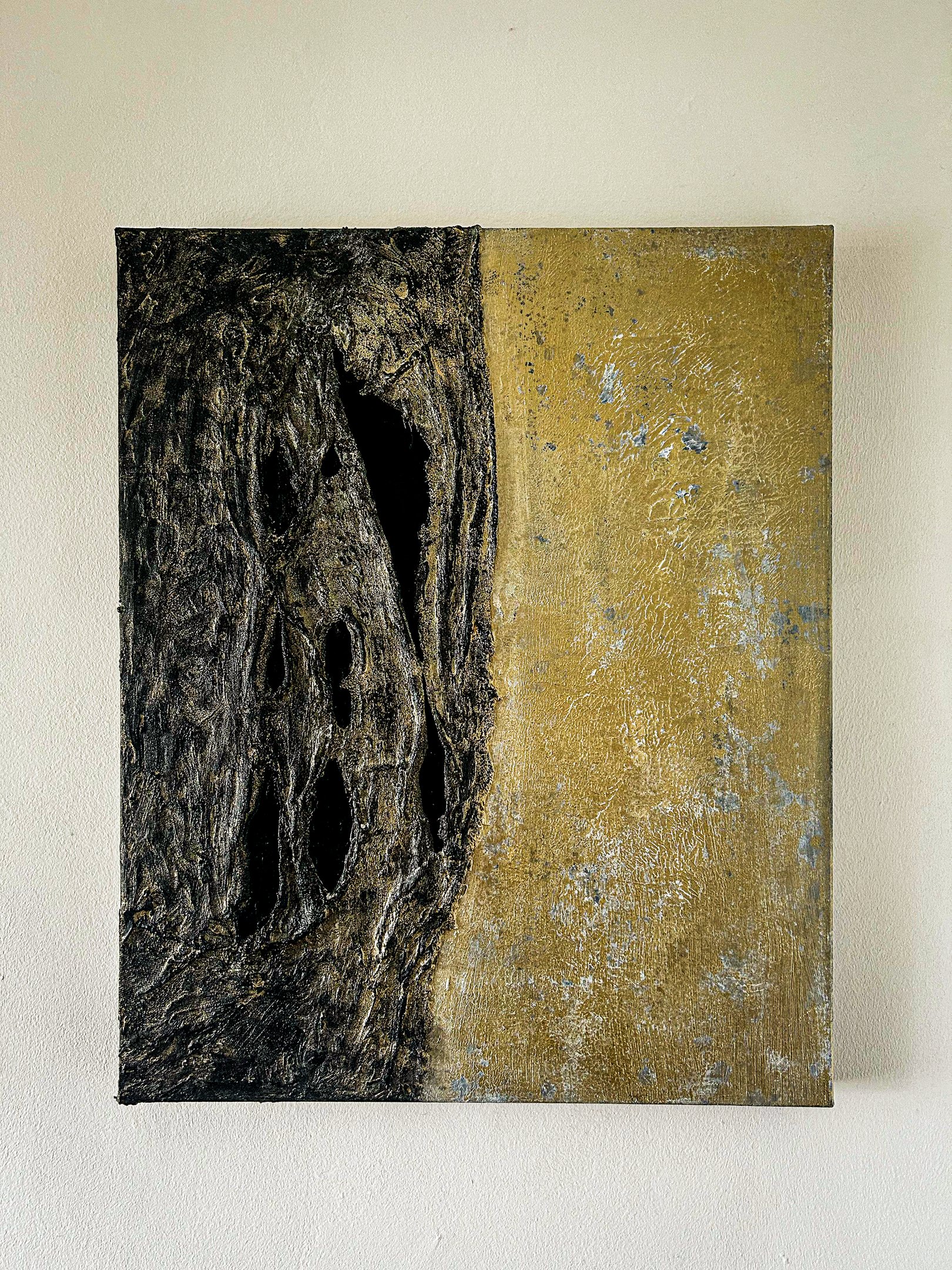 Abstract mixed media painting. Ink artwork. Laurence Moracchini Ditchling