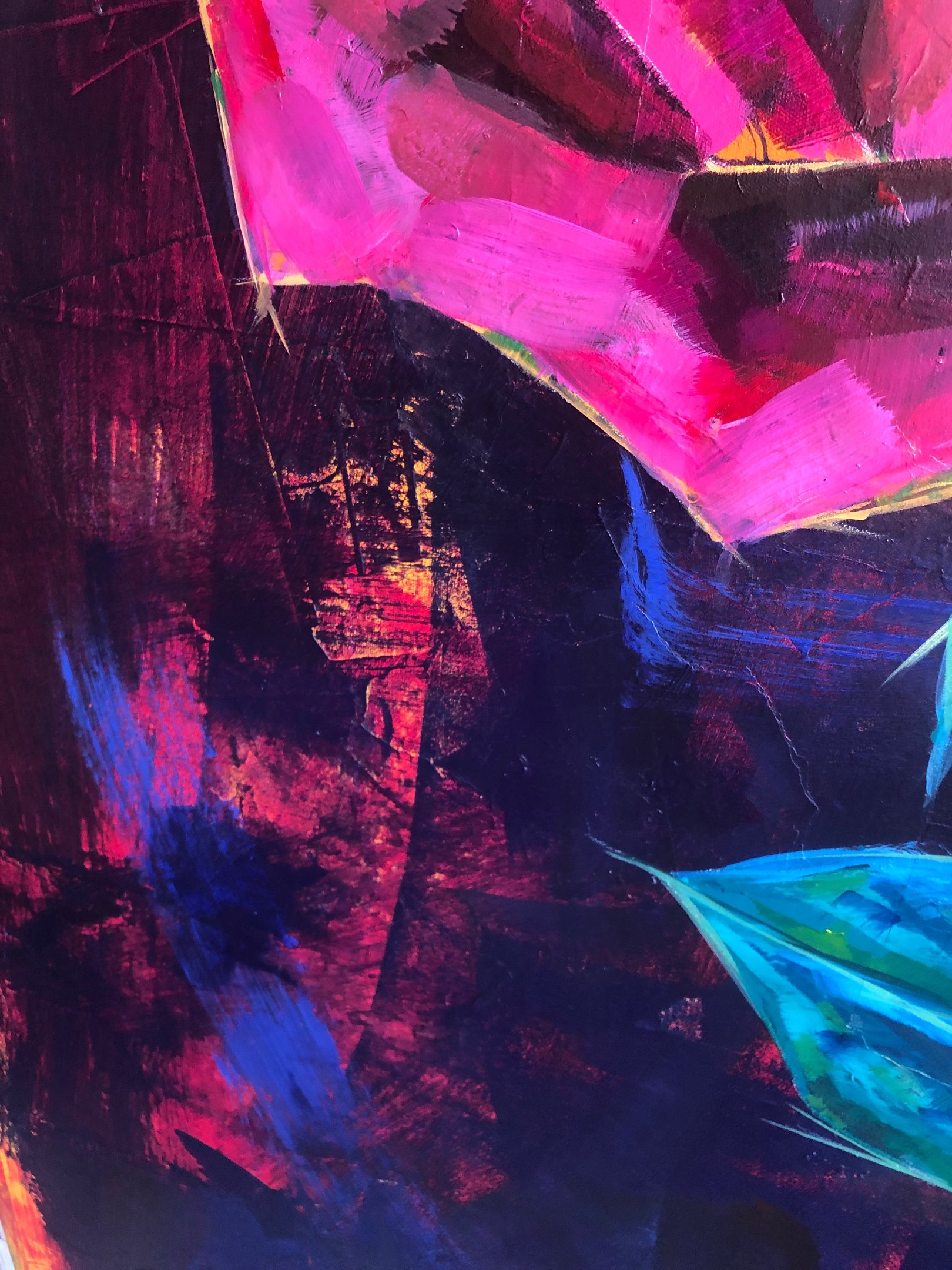 an abstract painting of uncertainty and doubt