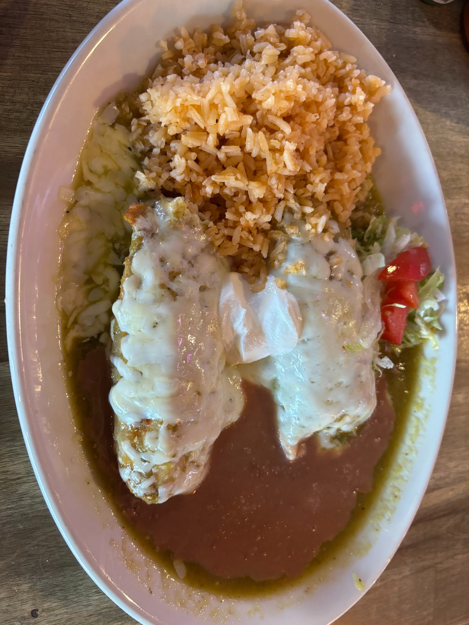 Tamales with green sauce