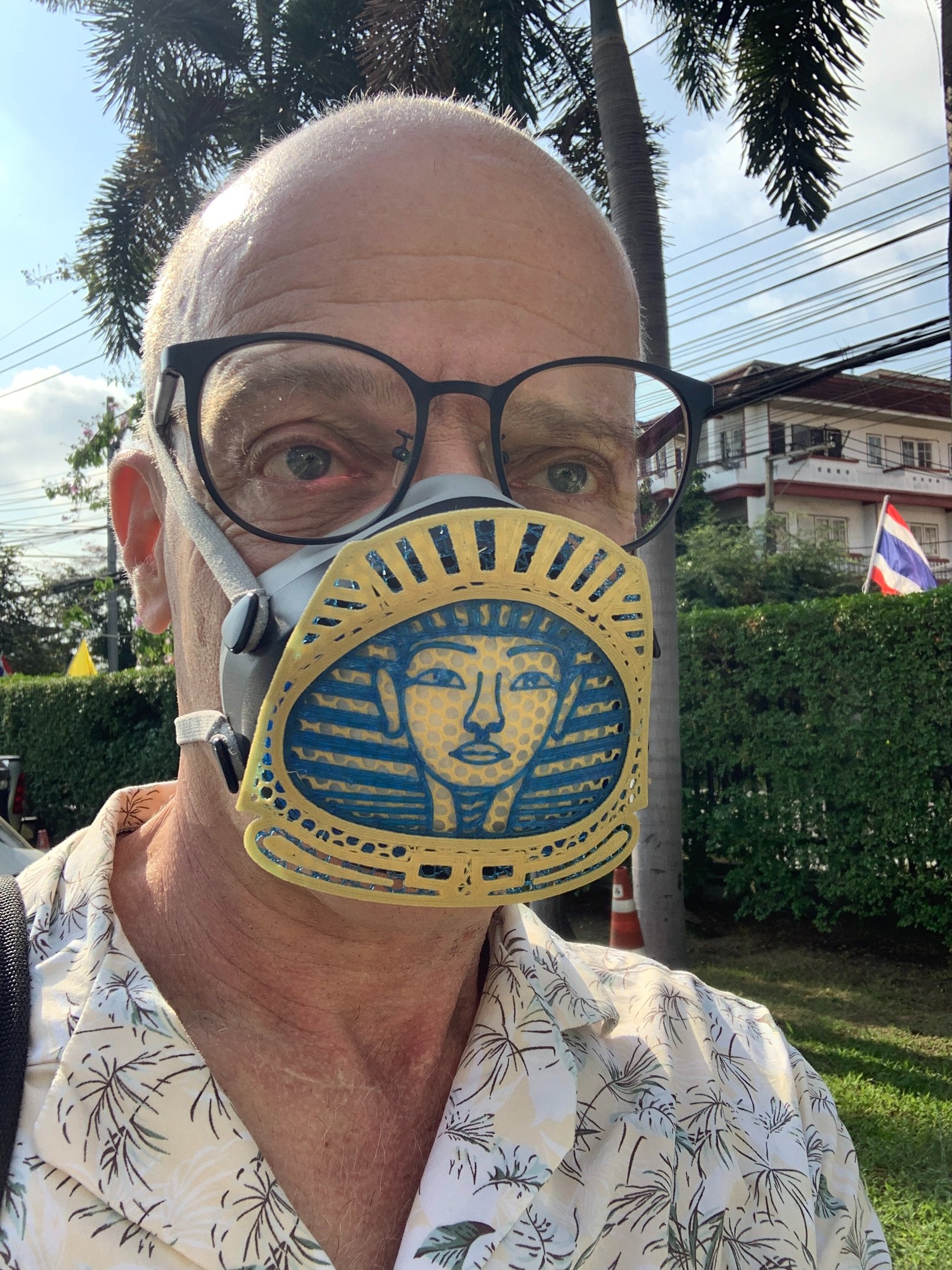 Tutanchamon decoration, Flo mask