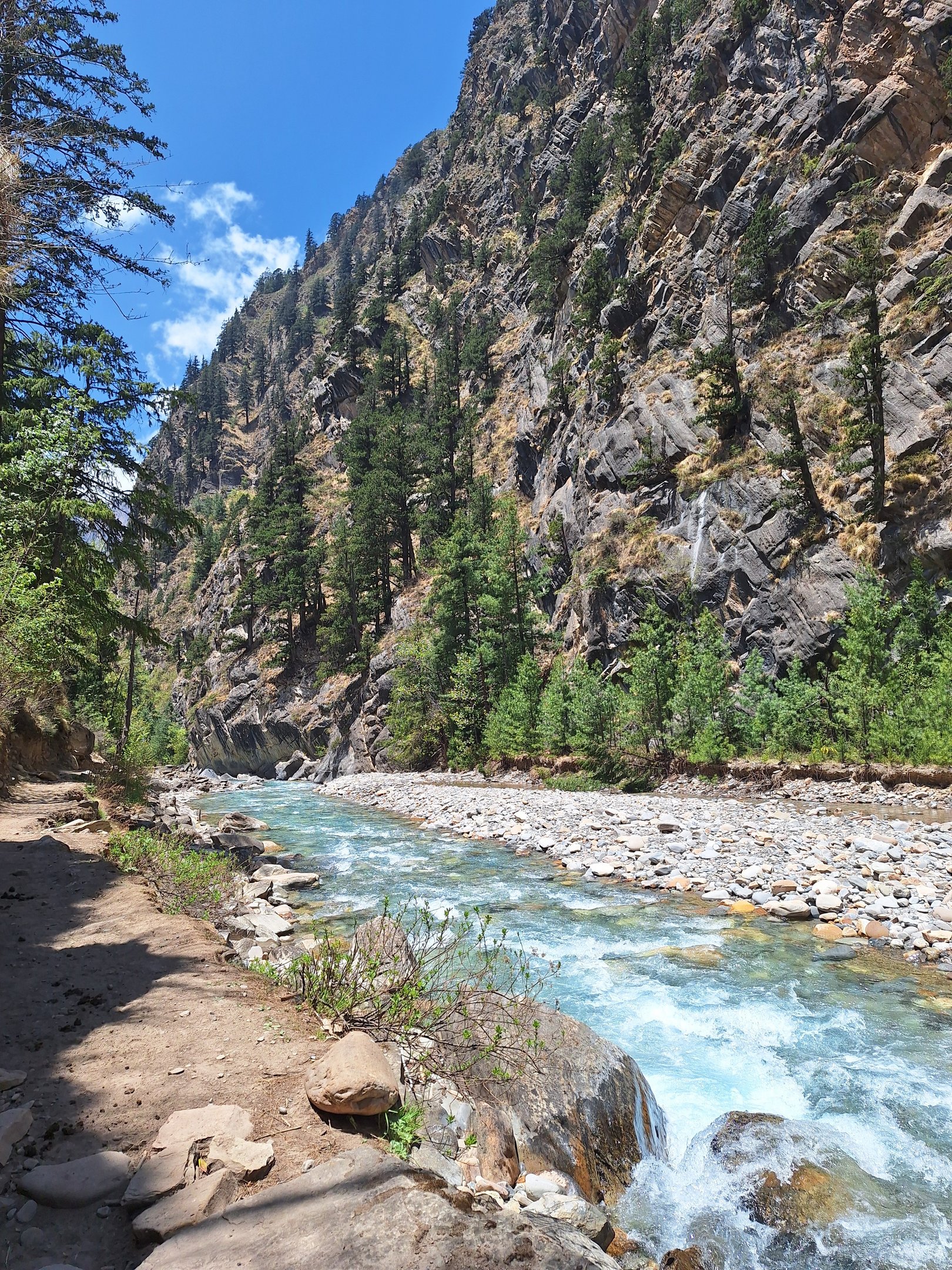 Nepal trekking Dolpo river trail
