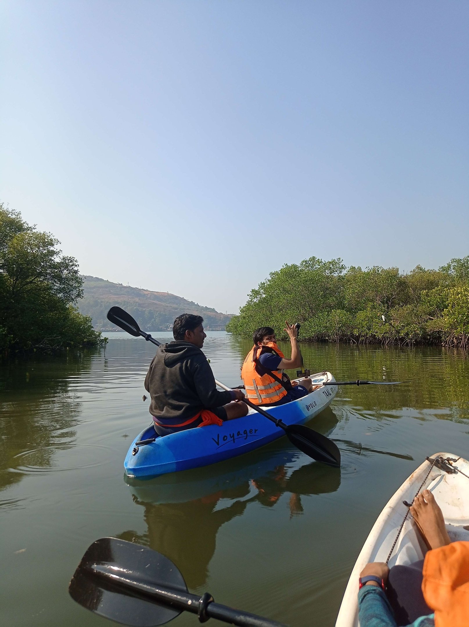 Kayaking at Anjarle, dapoli, ratnagiri