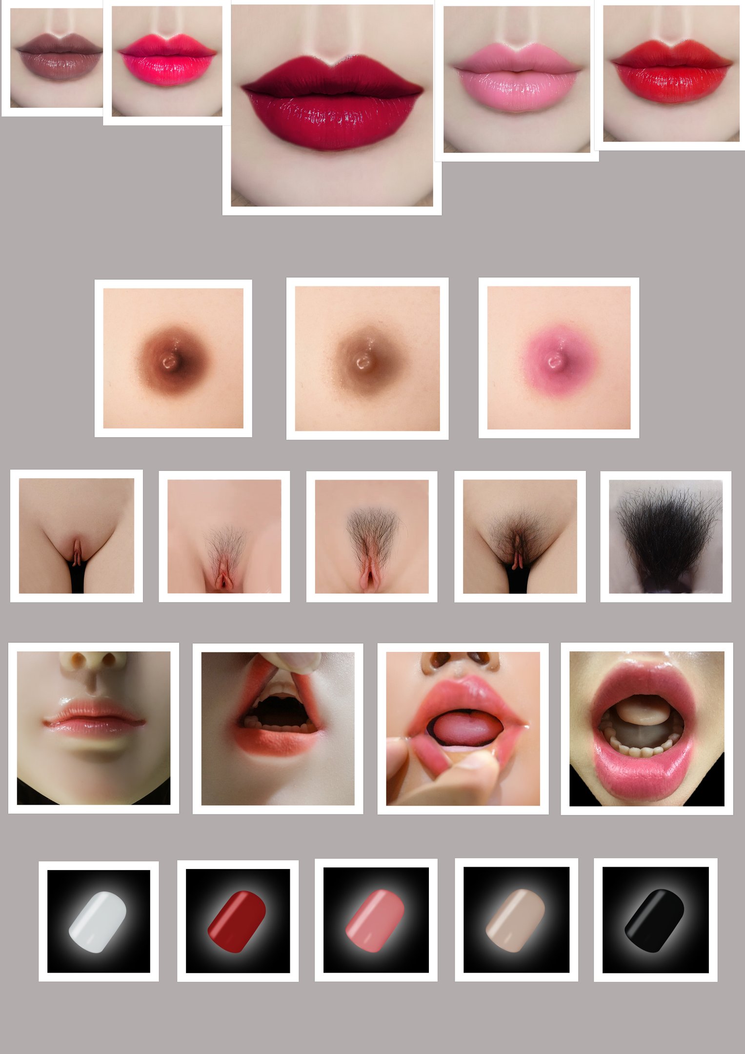 option poupee silicone et TPE