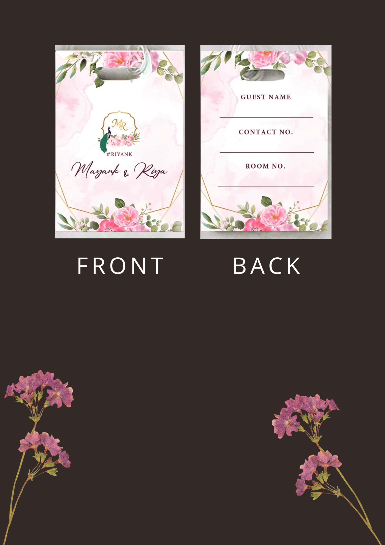 Luggage Tags by Geet Events