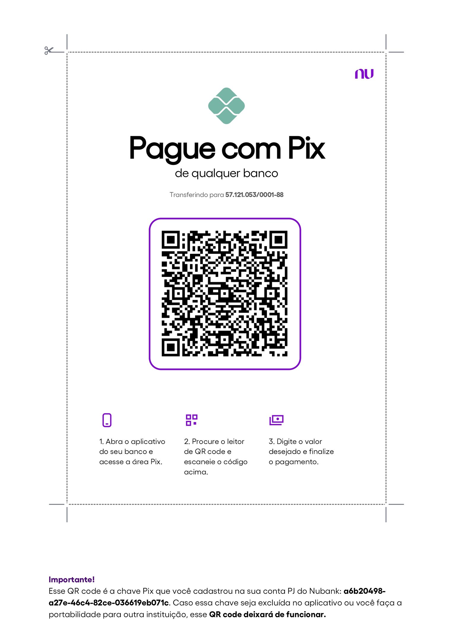 Chave PIX da SAPI Contabilidade