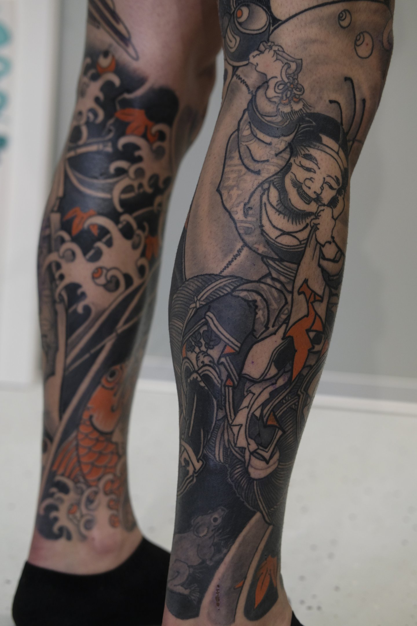 lucky gods tattoo japanese germany irezumi