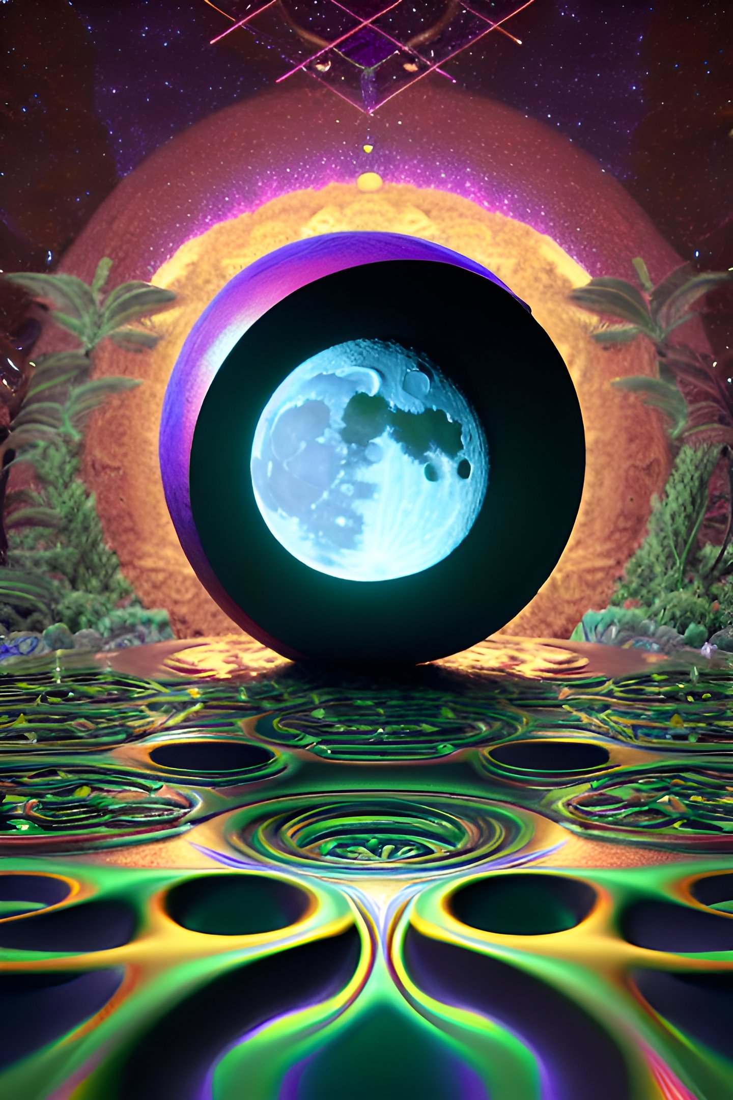 a large moon in a psychedelic psychedelic psychedelic psychedelic psychedelic psychedelic psychedelic psychedelic psychedelic psychedelic psychedelic