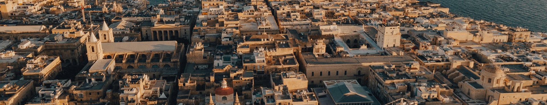 Valletta aerial view, Valletta Walking Tour