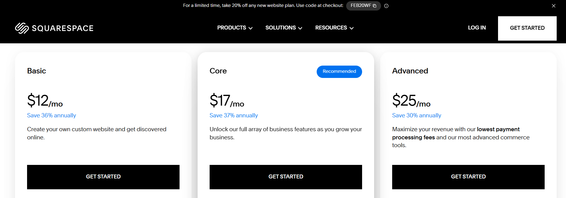 best ecommerce website software review of squarespace pricing
