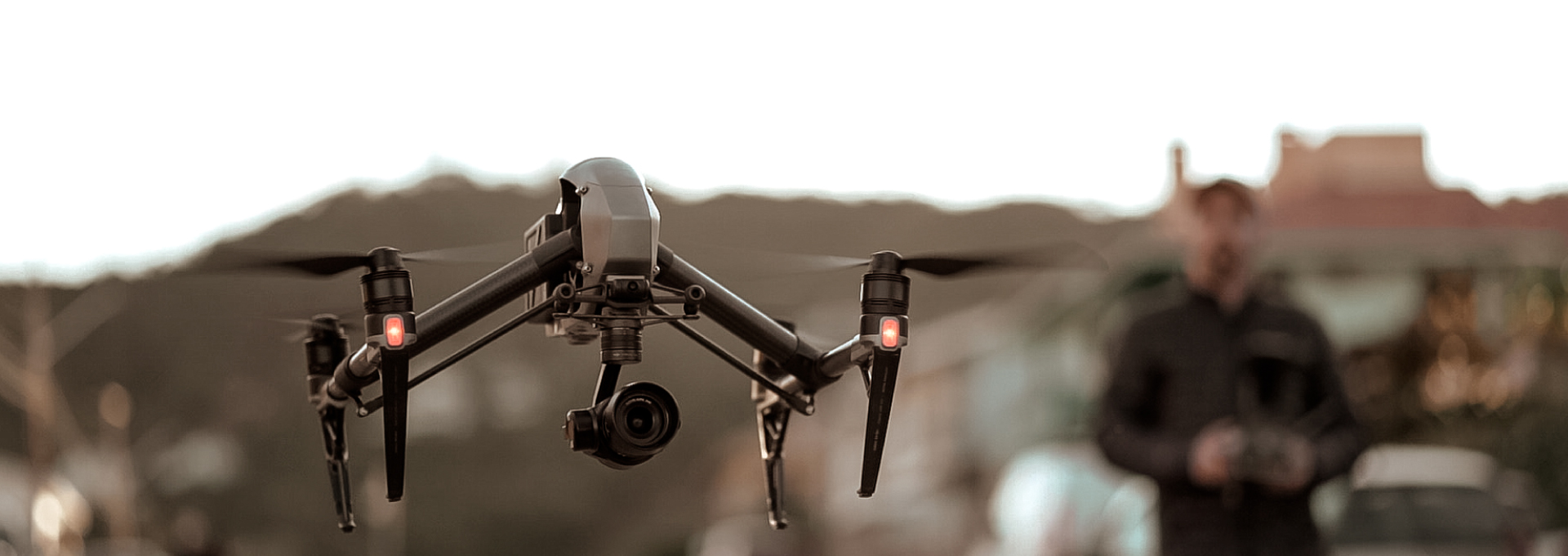 produção com o drone DJI Inspire 2