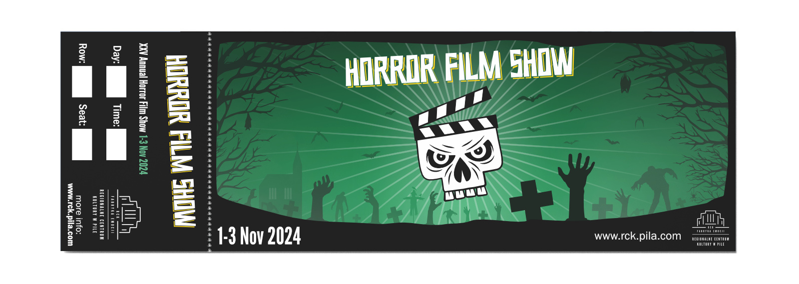 Horror Film Show cinema ticket