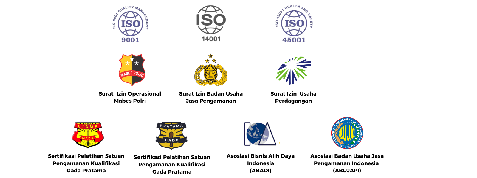 a bunch of different logos on a black background