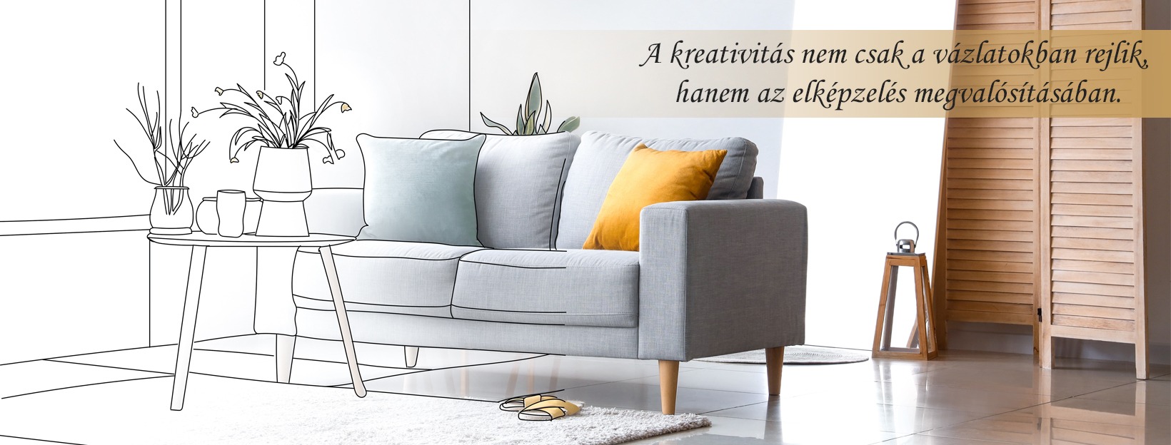 szinterior design lakberendezés