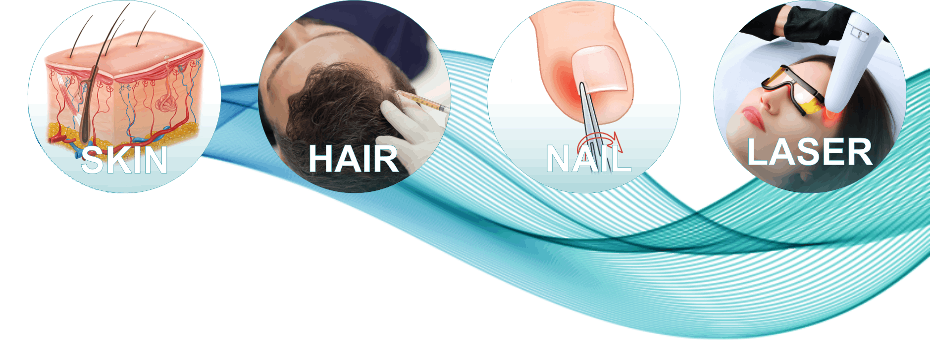 Skin hair nail & laser treatment