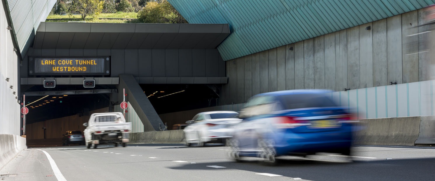 Lane Cove Tunnel entry