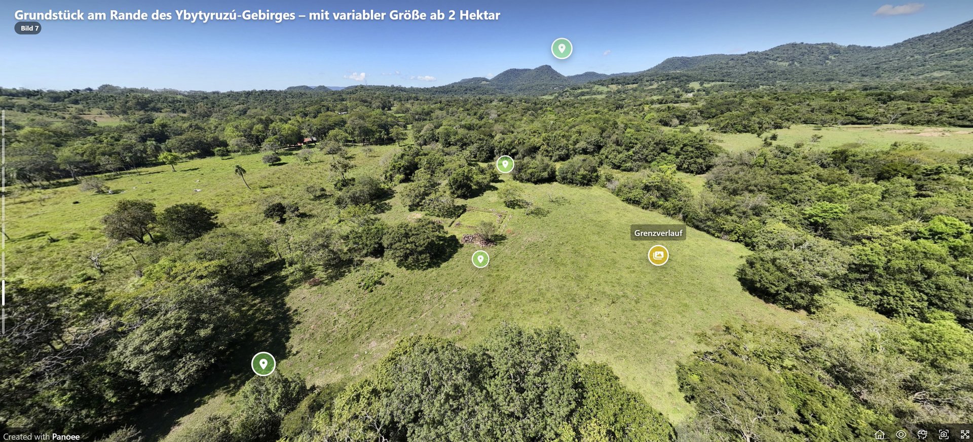 Grundstück am Rande des Ybytyruzú-Gebirges – mit virtuellem Rundgang