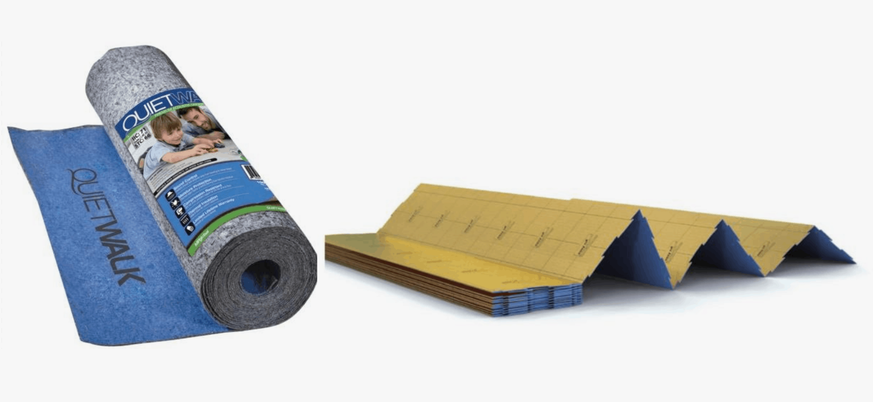 QuetWalk Underlayment vs foam type underlayment that can be bought at box store