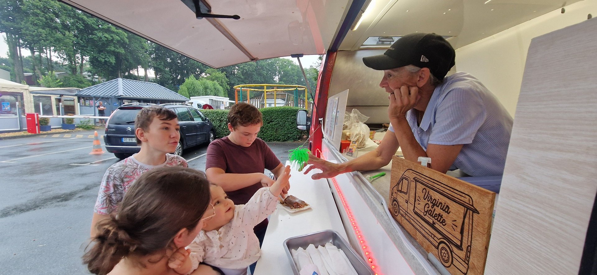 Virginia Food Truck au camping de Saint-Brieuc