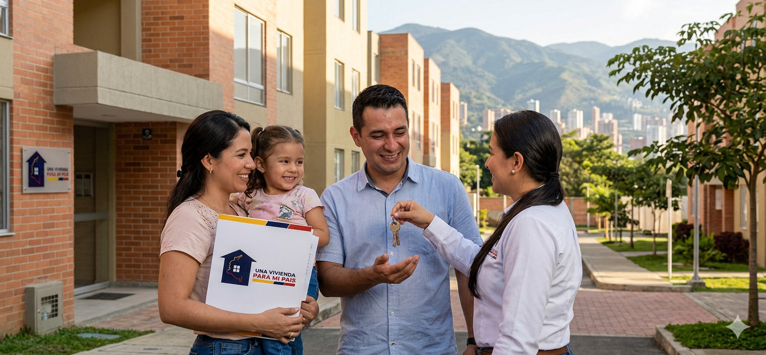 Familia recibe las llaves de su nueva vivienda