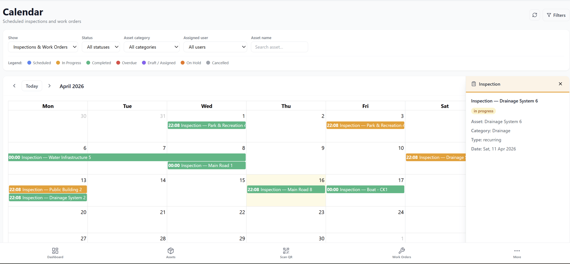 corrective and preventive maintenance schedule
