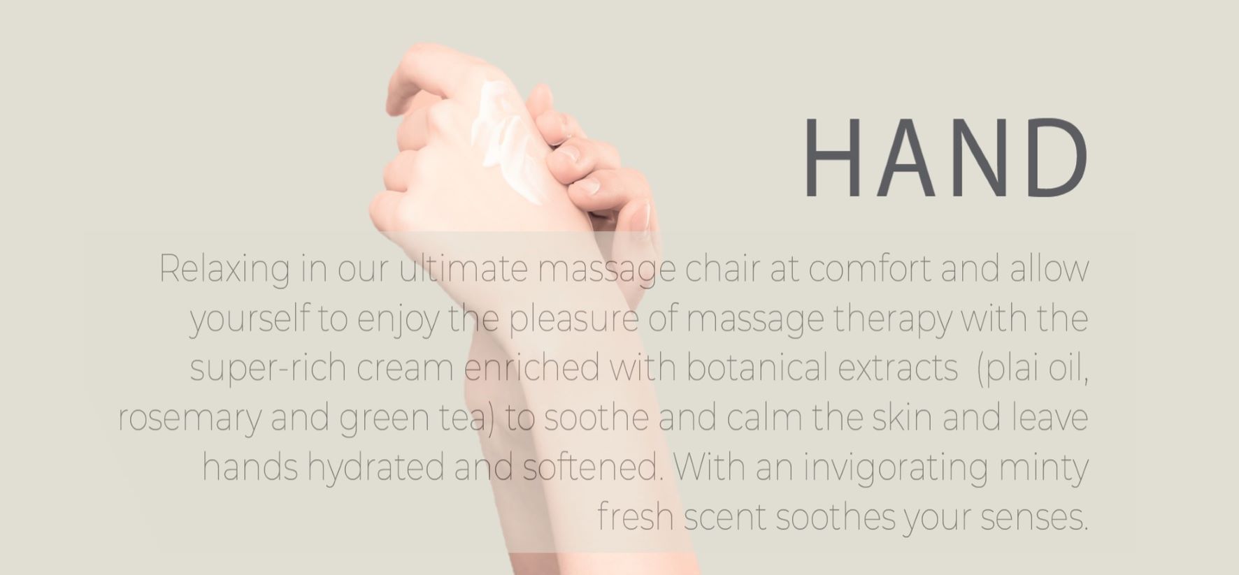 massaging hands