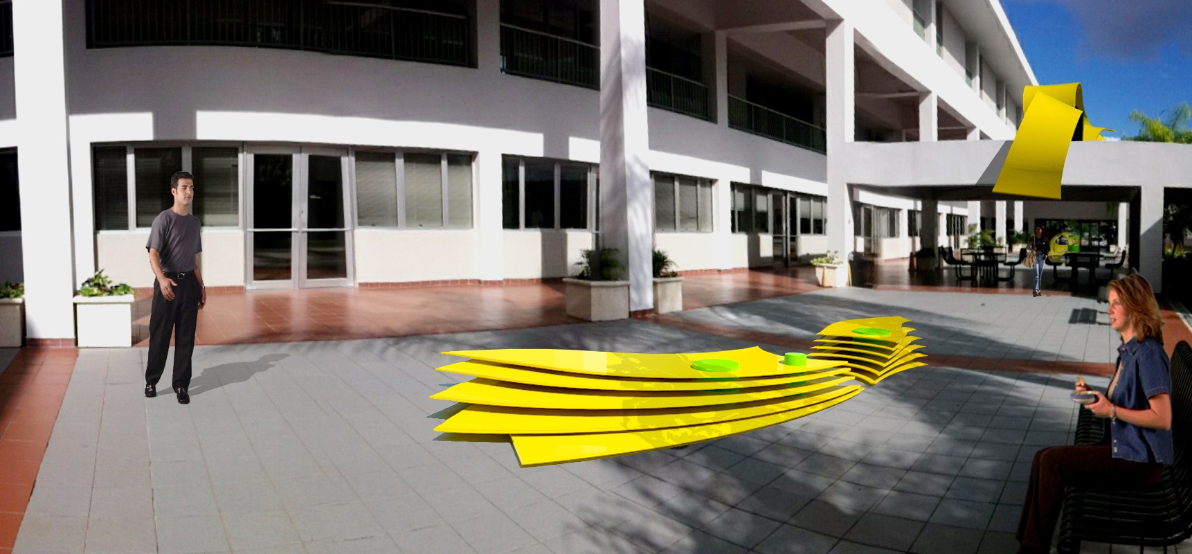 Inter Leyes Courtyard, Sculture Furniture