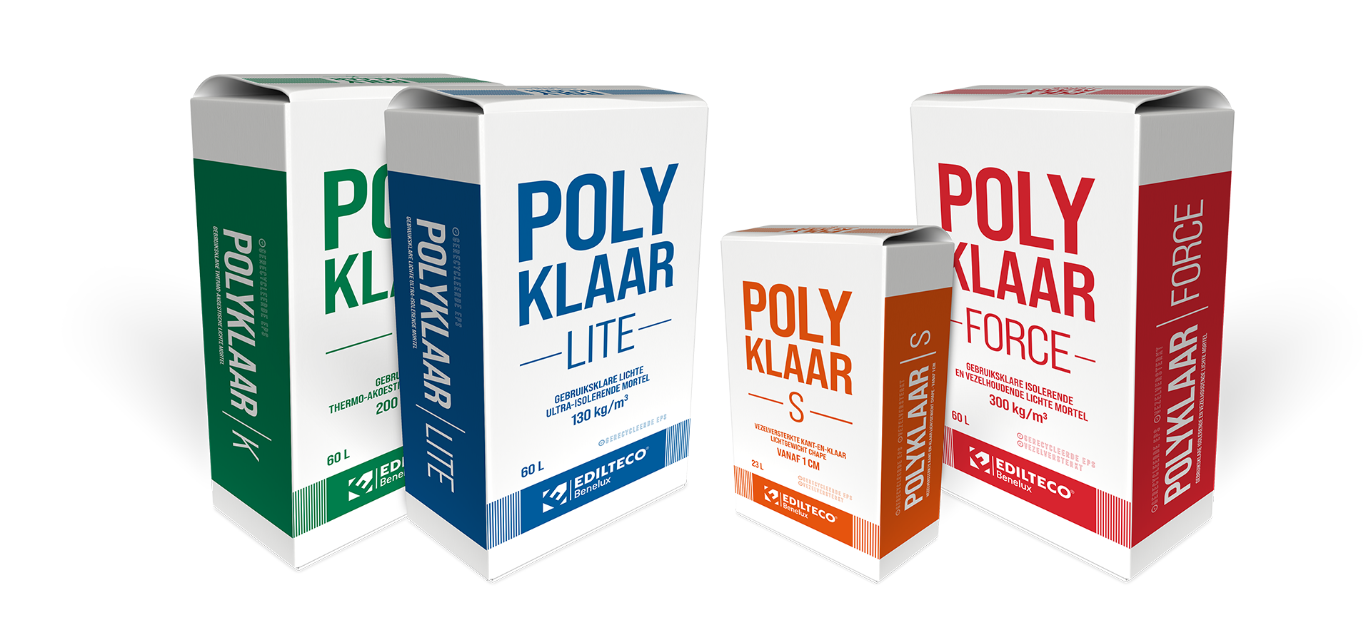 POLYKLAAR-mortels