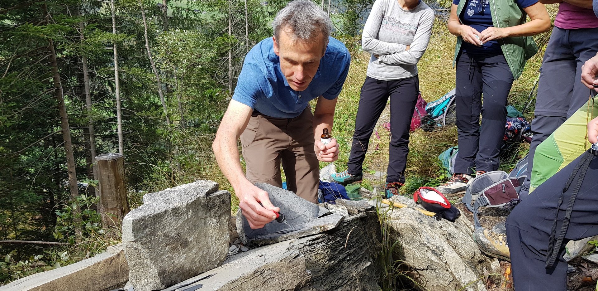 geologische Wanderung - Exkursion