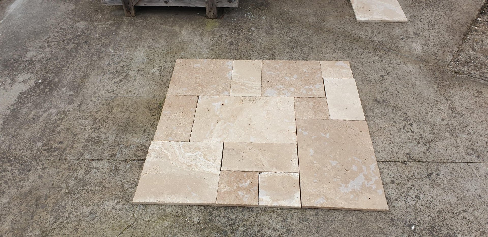Italian French Pattern Travertine Tiles