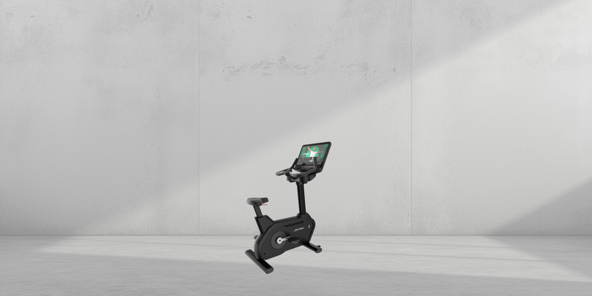 Life Fitness Integrity upright bike commercial UAE by FLYWHEEL ME Dubai
