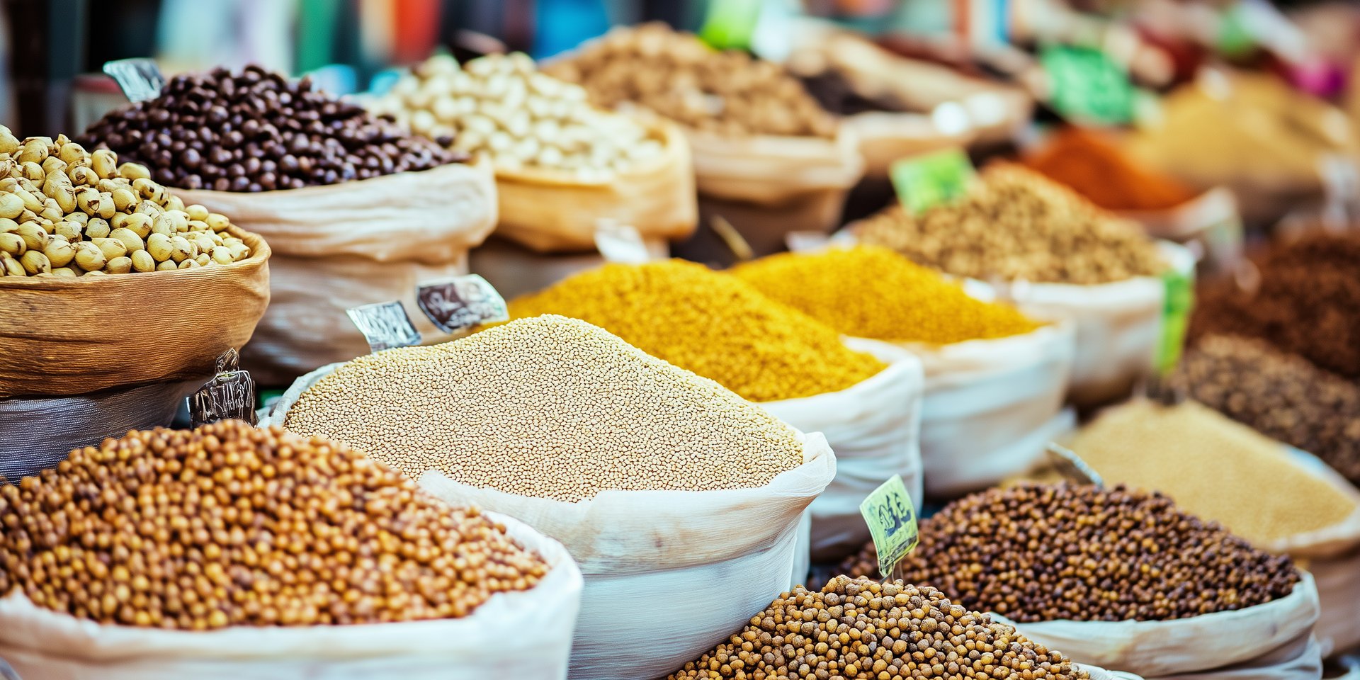 soybeans grains and others symbolizing commodity investing