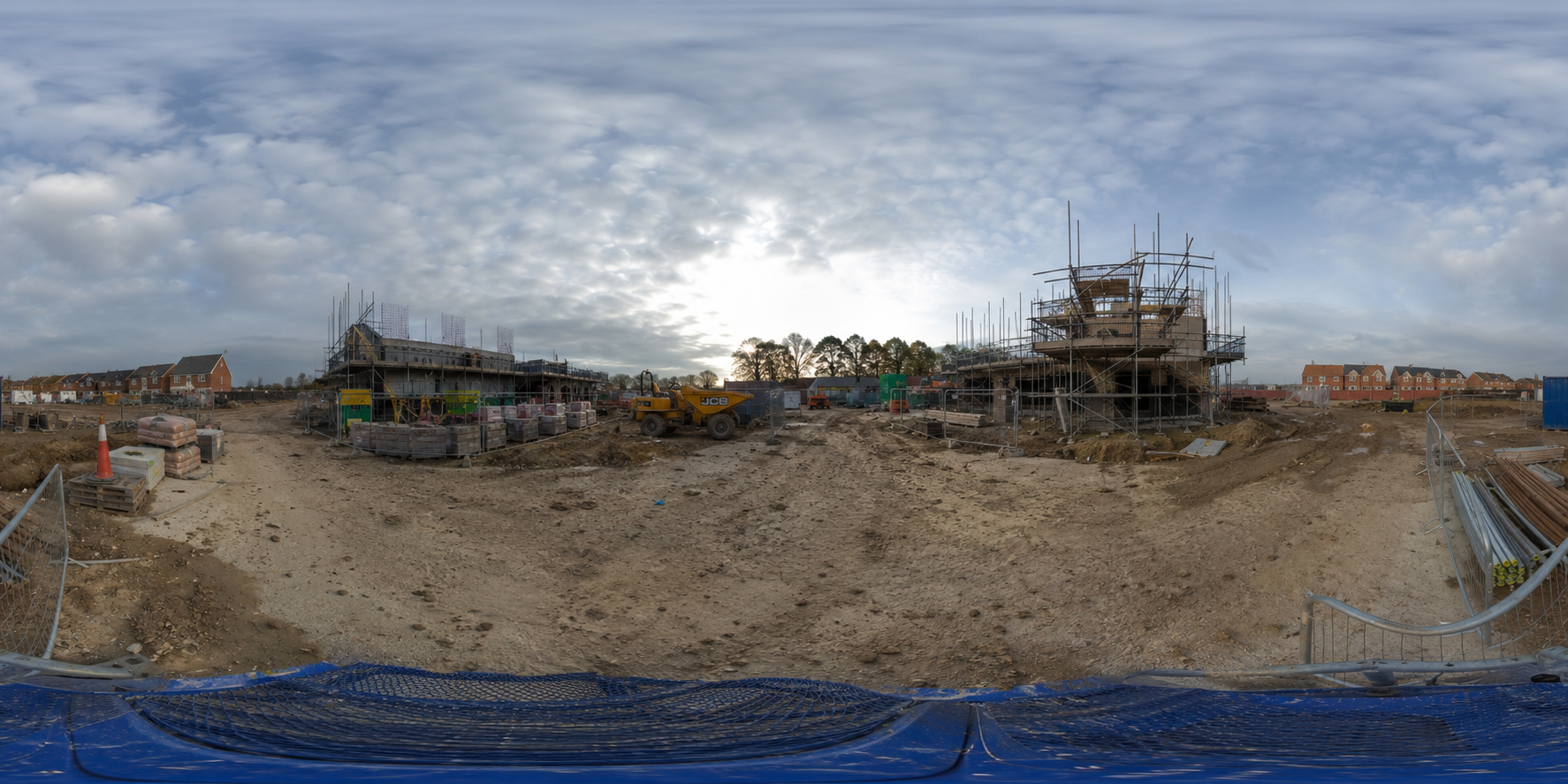     360 camera content for construction progress monitoring