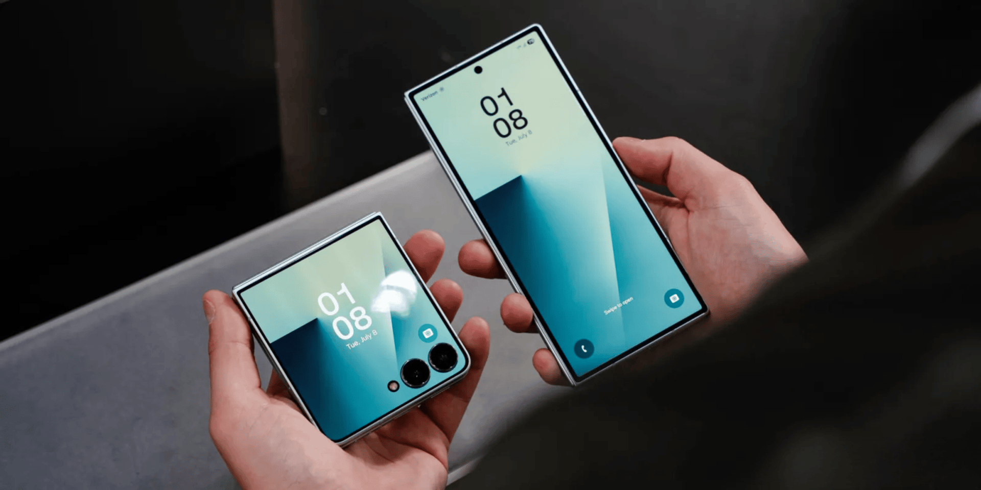 Samsung Unpacked 2025 renginys – pristatomi nauji Galaxy Z Flip7 ir Fold7 modeliai