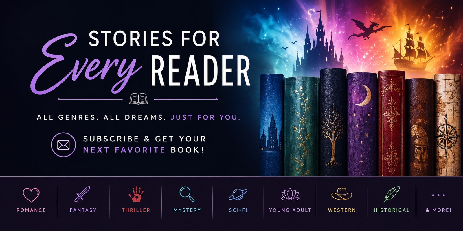 Find your next great book no matter your favorite genre